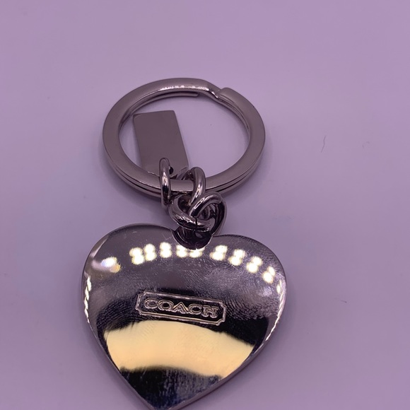 Coach Pink Heart Keychains - Picture 3 of 5